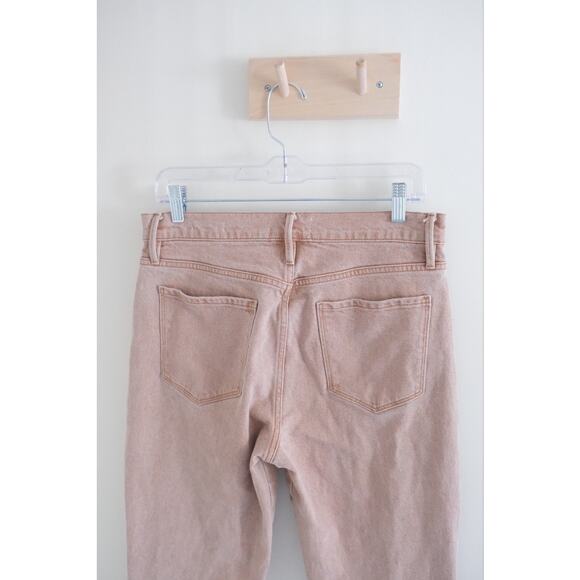 Frame Women Denim Le Sylvie Slender Straight Jeans in Sand Sz 29 High Waist - Picture 8 of 8